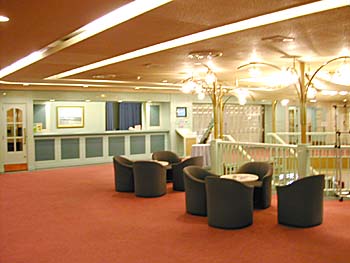 太平洋フェリー「きそ」船内